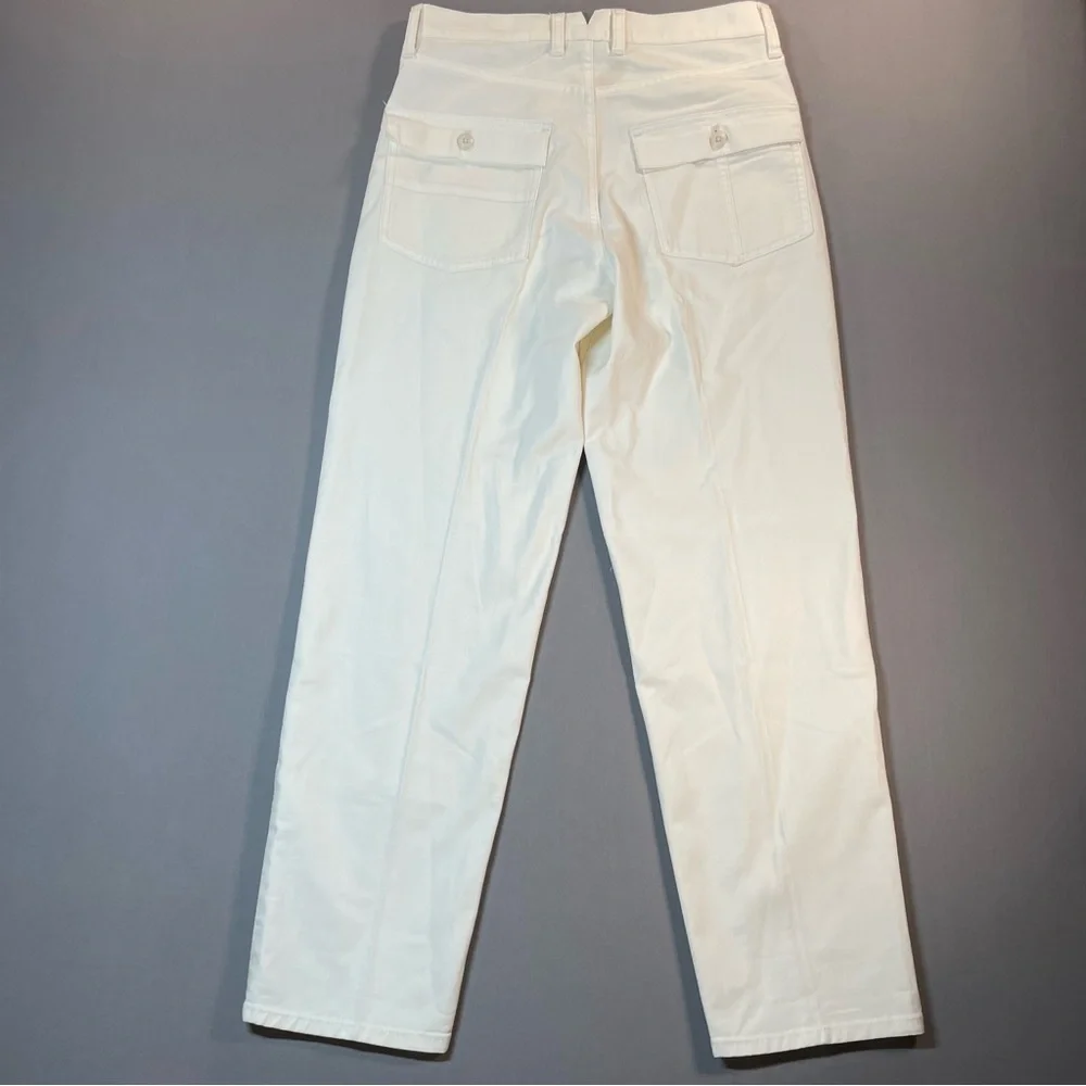J Crew Chino Twill Garment-Dyed Cargo Pant; Cotton/Linen Blend - Womens 26